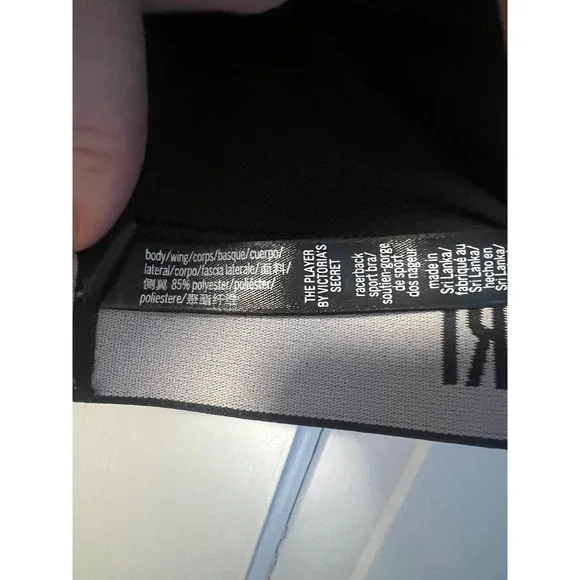 Victoria Sport The Player Racerback Black Sports Bra Size Medium - Picture 5 of 6